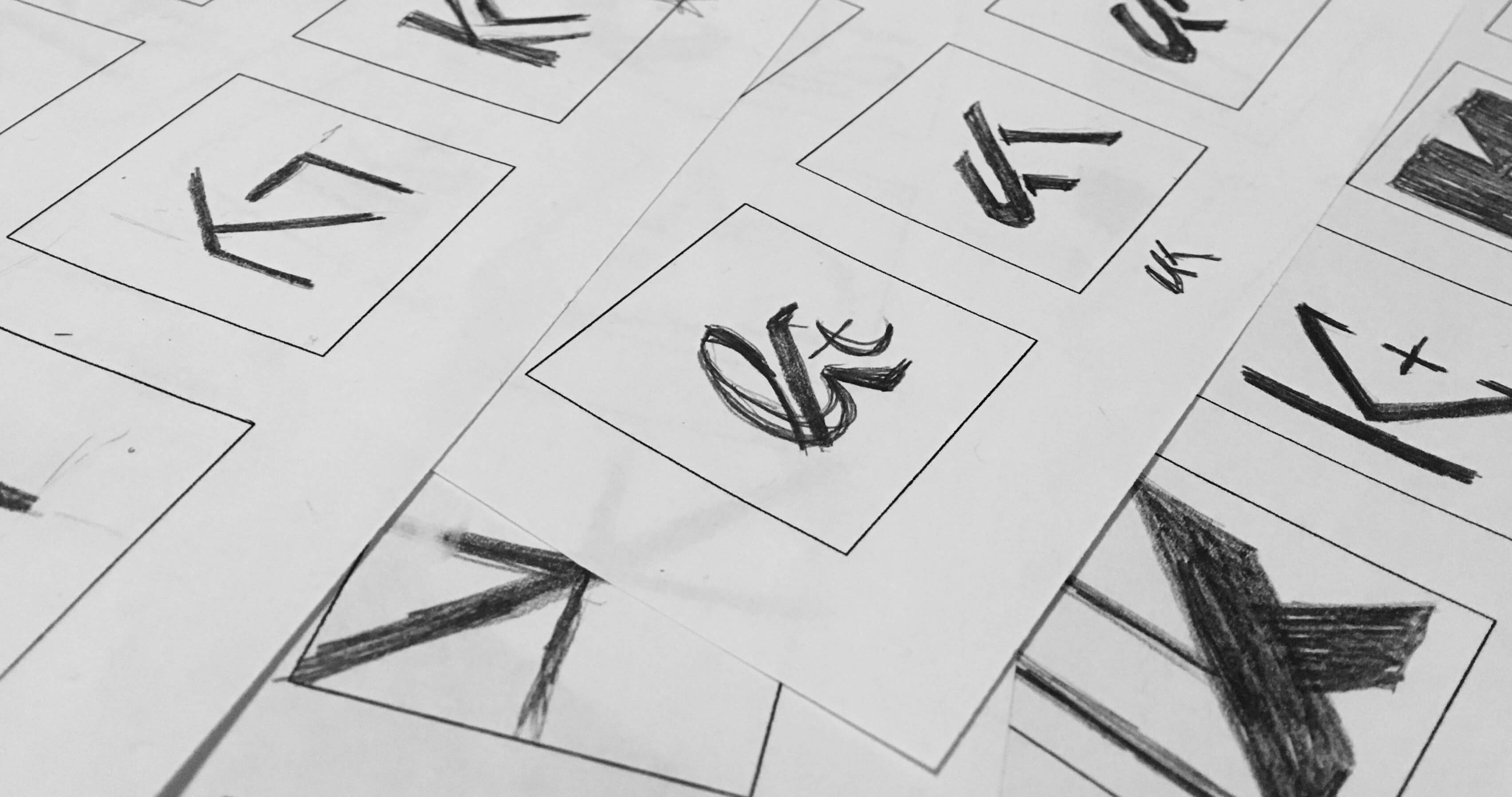 Monogram sketches